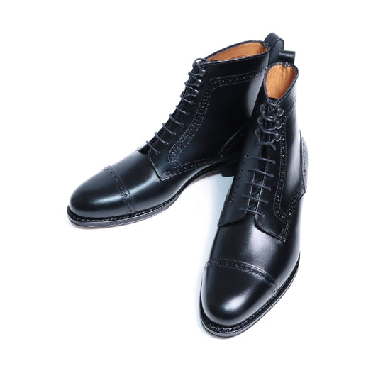 99008 / BLACK CALF (LEATHER SOLE)