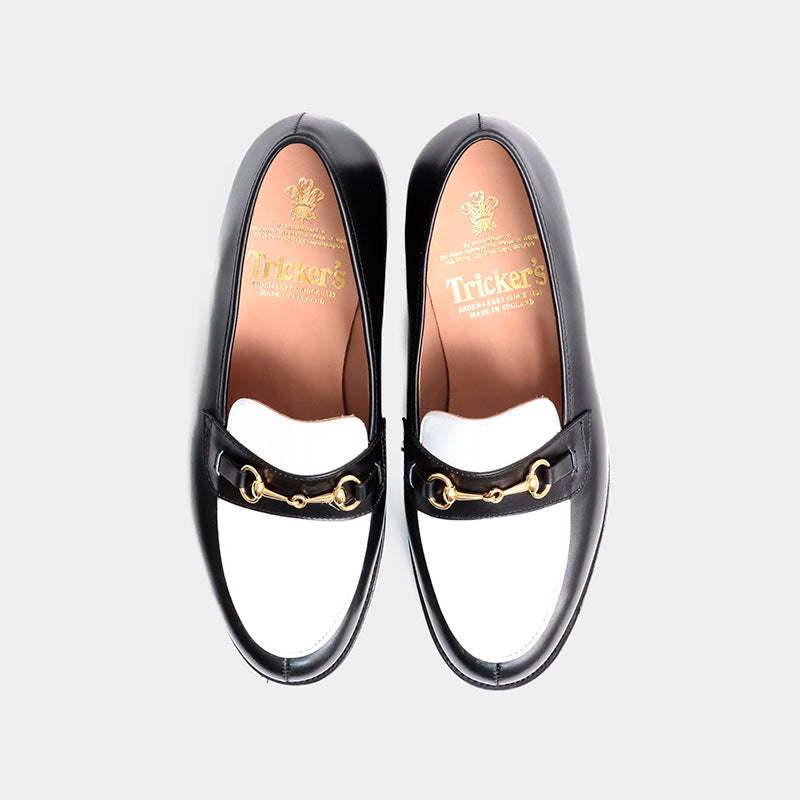 【新色】M5777 BIT / BLACK & WHITE CALF (LEATHER SOLE)