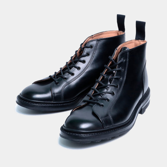 M6077 ETHAN / BLACK CALF (RIDGEWAY SOLE)