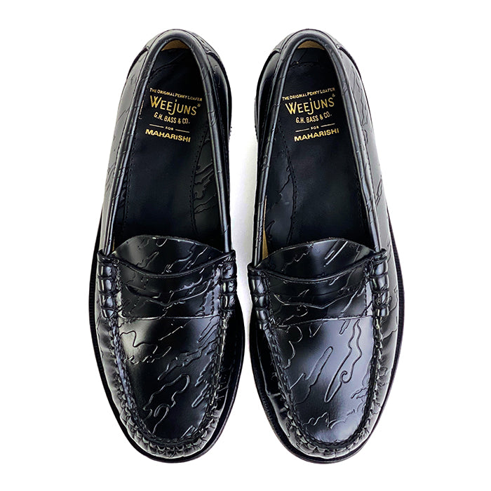 【限定商品】91010M LARSON MAHARISHI / BLACK  (LEATHER SOLE)